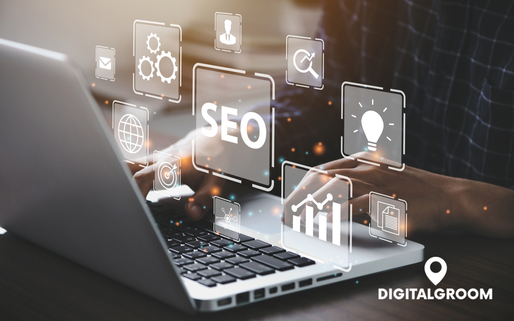 Grafische Darstellung von SEO-Entitäten und ihrer Bedeutung im digitalen Marketing